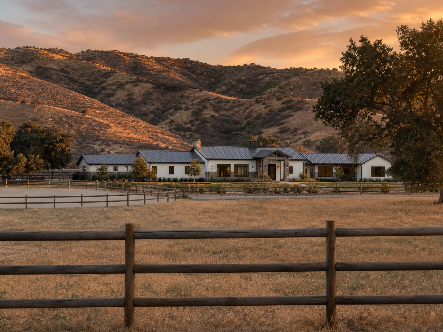 Ranch-style foothill home reflecting Acton's rural residential character